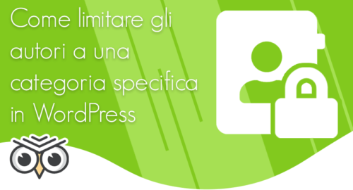 Come limitare gli autori a una categoria specifica in WordPress